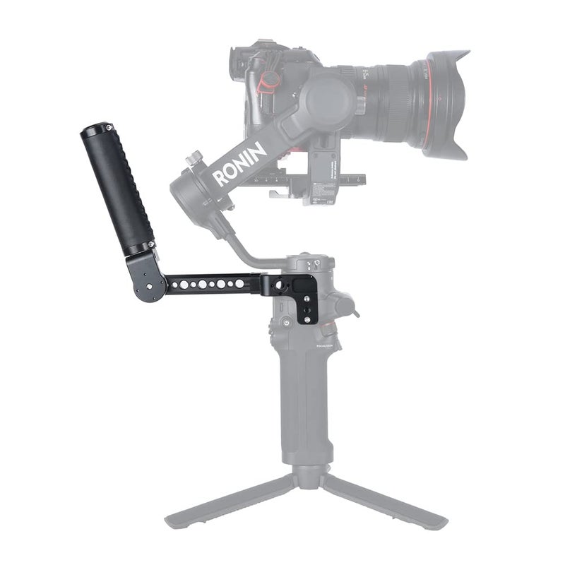 NICEYRIG Leather Handle Grip Kit for DJI Ronin S/SC / RSC2, 200 Degree Adjustment Handgrip with Rosette Mount Extension Bracket - 332 - Image 1